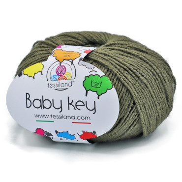 BabyKey misto lana gomitolo 50g Militare