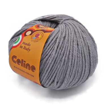 Celine misto lana gomitolo 50g Grigio
