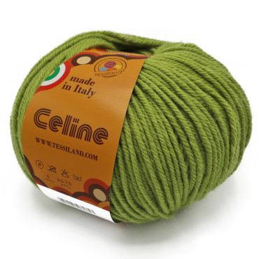 Celine misto lana gomitolo 50g Militare
