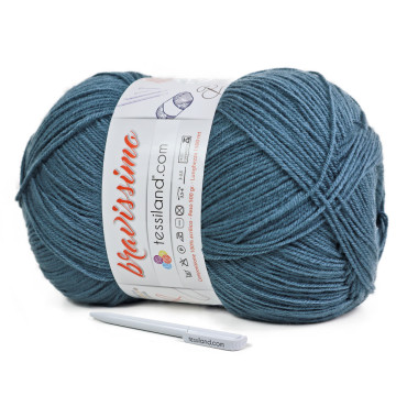 Bravissimo microfibre acrylique pelote 500g Avio