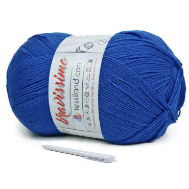 Bravissimo microfibra di acrilico gomitolone 500g Bluette