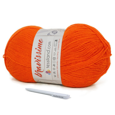 Bravissimo acrylic microfiber jumbo ball 500g Curcuma