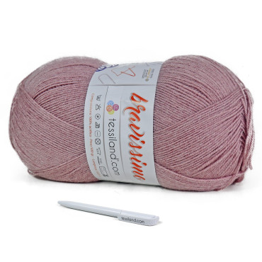 Bravissimo microfibre acrylique pelote 500g Gelso