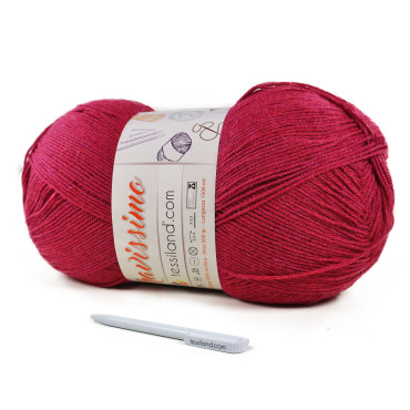 Bravissimo acrylic microfiber jumbo ball 500g Magenta