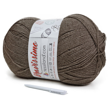 Bravissimo microfibre acrylique pelote 500g Marmotta