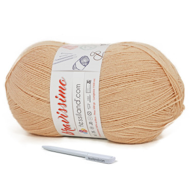 Bravissimo microfibra de acrílico ovillo 500g Pelle