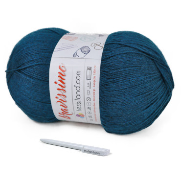 Bravissimo acrylic microfiber jumbo ball 500g Petrolio