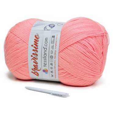 Bravissimo acrylic microfiber jumbo ball 500g Rosa baby pink