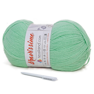 Bravissimo microfibra di acrilico gomitolone 500g Verde acqua