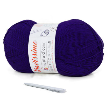 Bravissimo microfibra de acrílico ovillo 500g Viola very peri