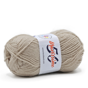 Bravissimo microfibre acrylique pelote 50g Beige