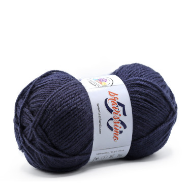 Bravissimo microfibra de acrílico ovillo 50g Blu