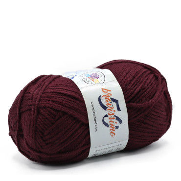 Bravissimo microfibra di acrilico gomitolo 50g Bordeaux
