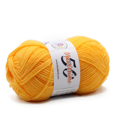 Bravissimo microfibre acrylique pelote 50g Giallo