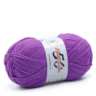 Bravissimo microfibra de acrílico ovillo 50g Lilla