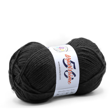 Bravissimo microfibre acrylique pelote 50g Nero