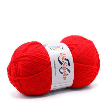 Bravissimo microfibre acrylique pelote 50g Rosso