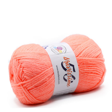 Bravissimo microfibra di acrilico gomitolo 50g Salmone