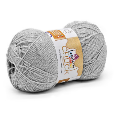 Chuck Lurex acrylic microfiber lurex 100g ball Grigio chiaro