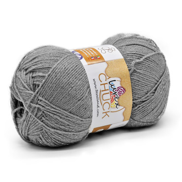 Chuck Lurex acrylic microfiber lurex 100g ball Grigio