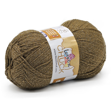 Chuck Lurex microfibra acrílica lurex ovillo 100g Nocciola