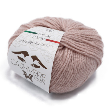 Cashmere puro gomitolo 25g Cipria