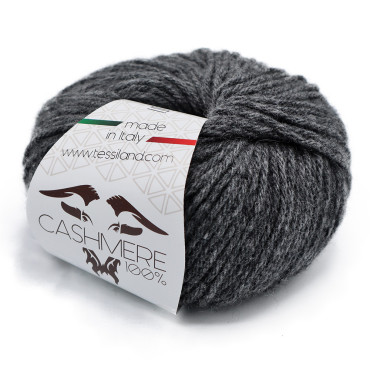 Cashmere puro gomitolo 25g Grigio