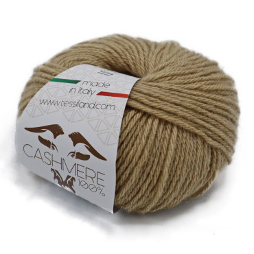 Cashmere puro gomitolo 25g Sabbia