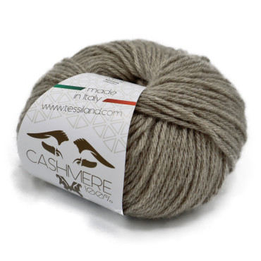 Cashmere puro gomitolo 25g Tortora