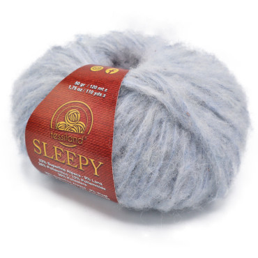 Sleepy misto lana alpaca con paillettes gomitolo 50g Carta zucchero