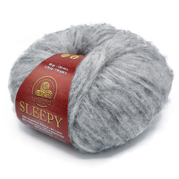 Sleepy misto lana alpaca con paillettes gomitolo 50g Perla