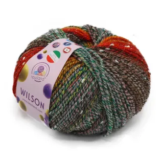 Wilson shaded wool cotton blend yarn ball 100g Hermes