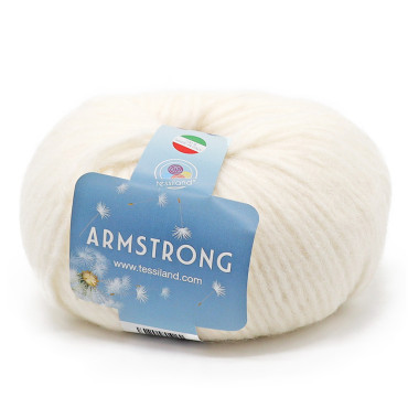 Armstrong baby alpaca lana soffilo gomitolo 50g Panna