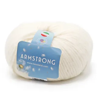 Armstrong baby alpaca lana soplada ovillo 50g Panna