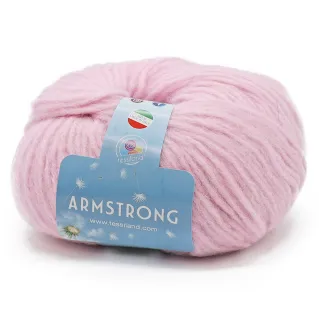 Armstrong baby alpaca lana soplada ovillo 50g Rosa