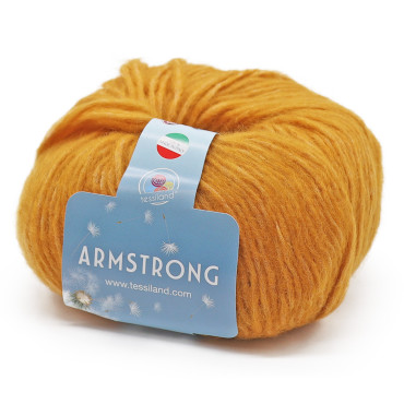 Armstrong baby alpaca lana soffilo gomitolo 50g Senape