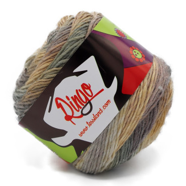 Ringo misto lana sfumato gomitolo 100g Beige