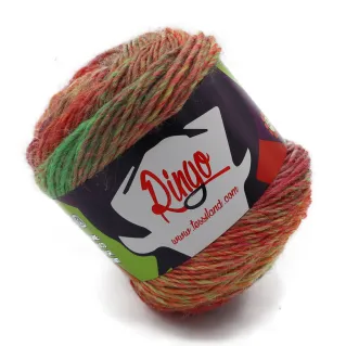 Ringo mezcla de lana degradada ovillo 100g Tangerine