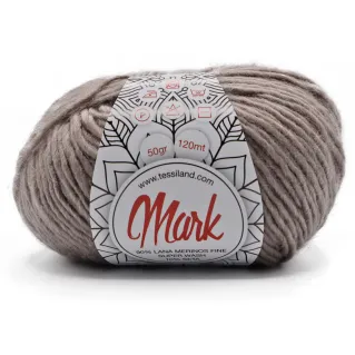Mark merino wool silk yarn ball 50g Castoro