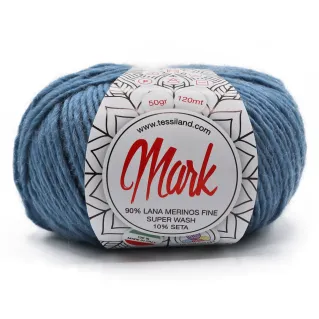 Mark lana merino seda ovillo 50g Jeans