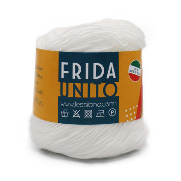 Frida lightweight cotton blend ball 50g Bianco