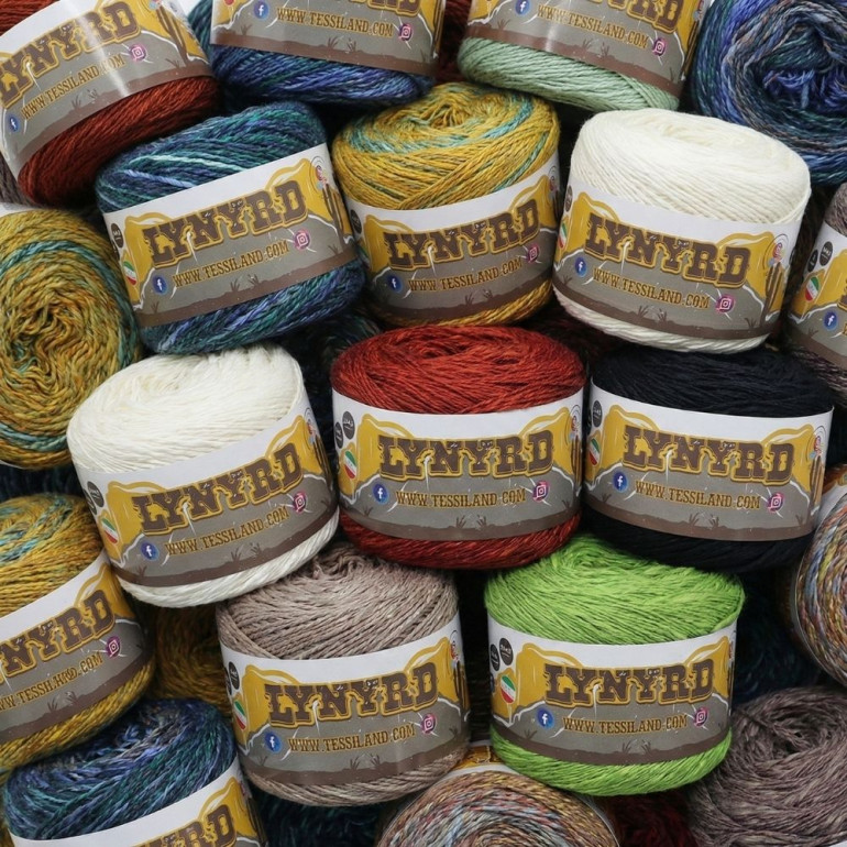 LynyrdMix misto cotone lino sfumato gomitolo 100g