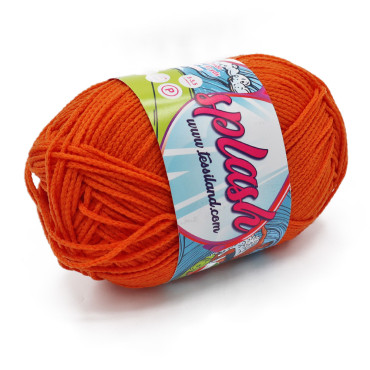 Splash microfibra per costumi da bagno gomitolo 50g Arancio