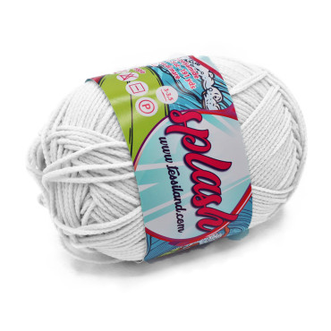 Splash microfibra per costumi da bagno gomitolo 50g Bianco