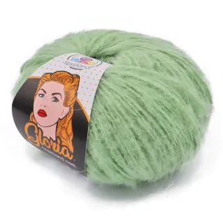 Gloria alpaca blend yarn ball 50g Acqua