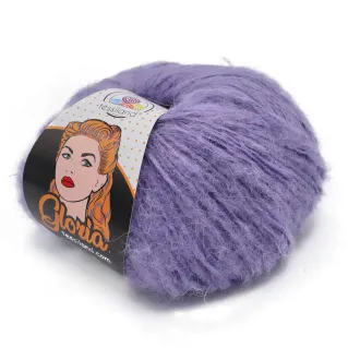 Gloria alpaca blend yarn ball 50g Iris
