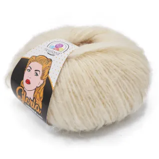 Gloria mélange alpaga pelote 50g Panna