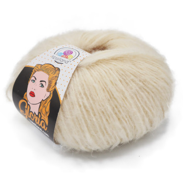 Gloria misto alpaca gomitolo 50g Panna