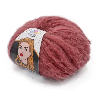 Gloria alpaca blend yarn ball 50g Rosa antico