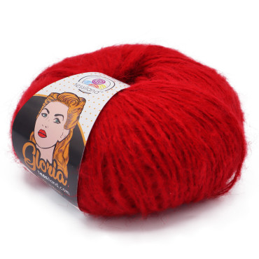 Gloria misto alpaca gomitolo 50g Rosso